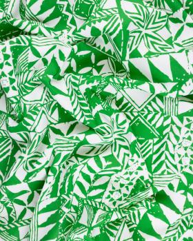 Polynesian fabric MAOHIS Green - Tissushop